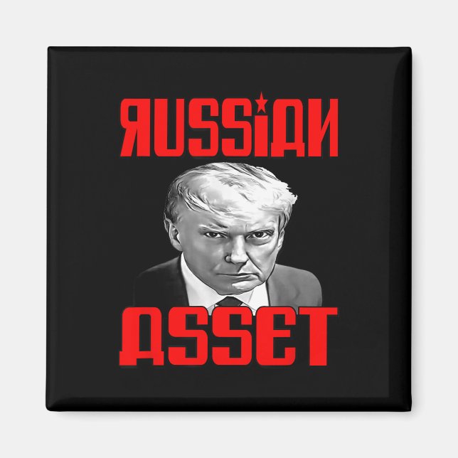 Aimant Russie - Trump (Devant)
