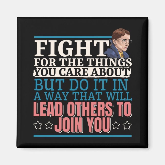 Aimant Ruth Bader Ginsburg Diriger d'autres à vous rejoin (Devant)