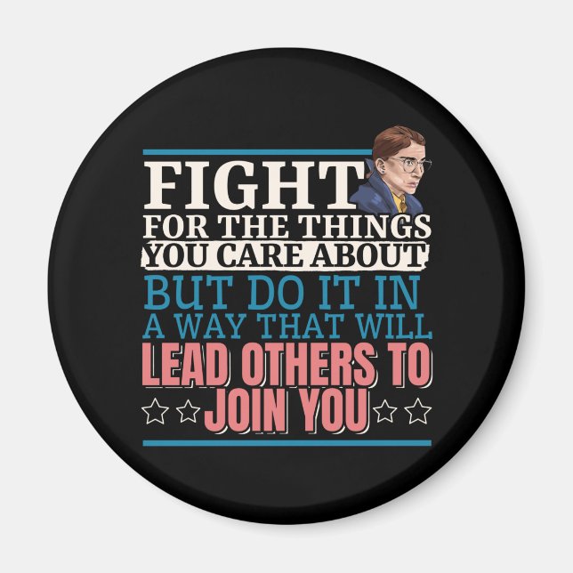 Aimant Ruth Bader Ginsburg Diriger d'autres à vous rejoin (Devant)