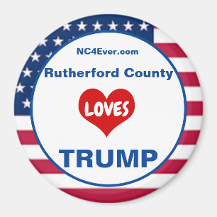 Aimant Rutherford Comté ADORE TRUMP Réfrigérateur patriot