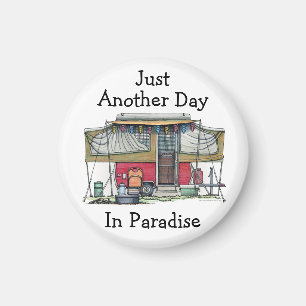 Aimant RV Cute Popup Camper Travel Trailer