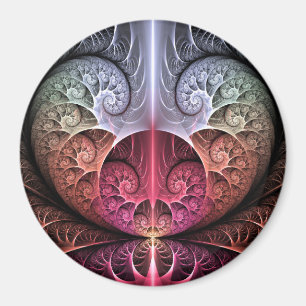 Aimant Rythme cardiaque, art fractal de fantaisie surréal