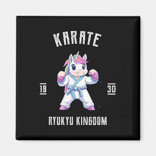 Aimant Ryukyu Karate Unicorn - Karateka Japon