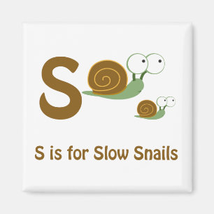 Aimant S est pour les escargots lents