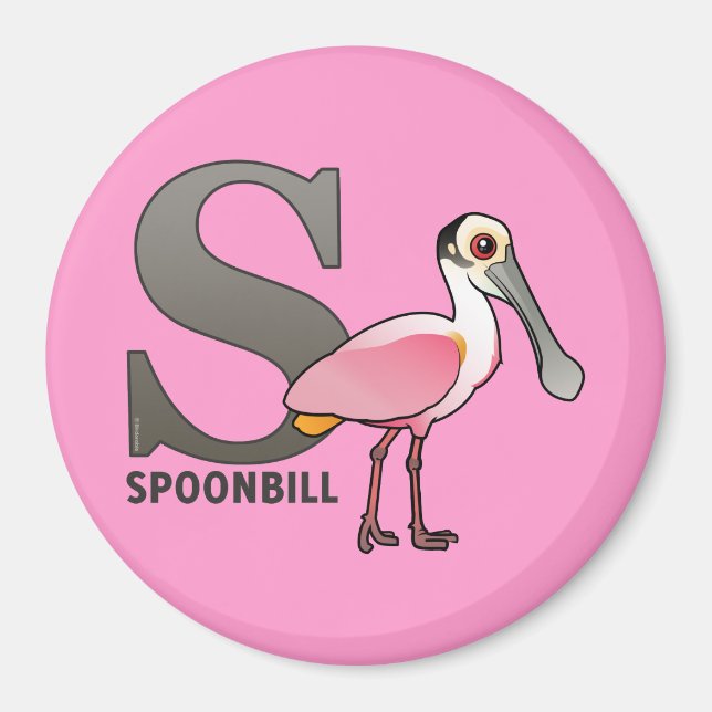 Aimant S est pour Spoonbill (Devant)