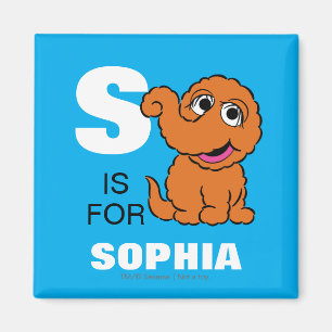 Aimant S pour Snuffleupagus   Ajoutez votre nom