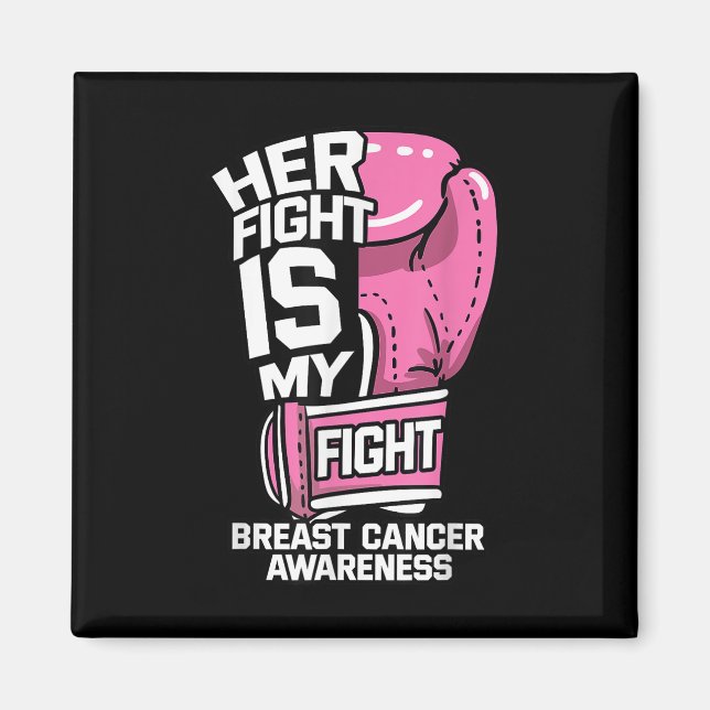 Aimant Sa Lutte Est Ma Lutte Gants De Boxe De Combat Canc (Devant)