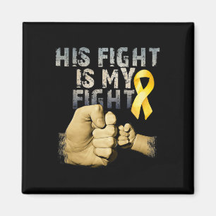 Aimant Sa lutte est ma lutte Sensibilisation au cancer in