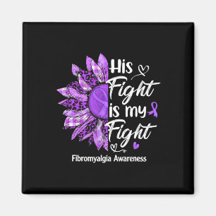 Aimant Sa Lutte Est Ma Lutte Tournesol Fibromyalgie Aware