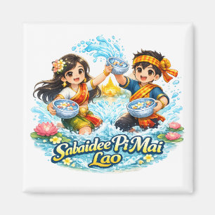 Aimant Sabaidee Pi Mai Lao – Festival de l'eau du Nouvel 
