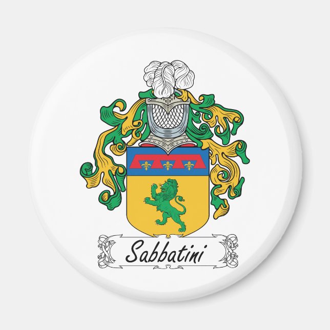 Aimant Sabbatini Famille Crest (Devant)
