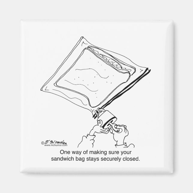 Aimant Sac à sandwich avec cadenas (Devant)