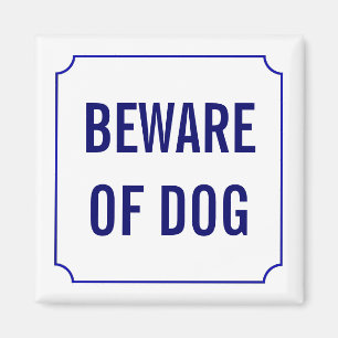 Aimant Sachez que le chien signe