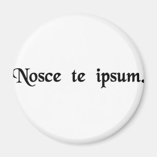 Aimant Sachez thyself.