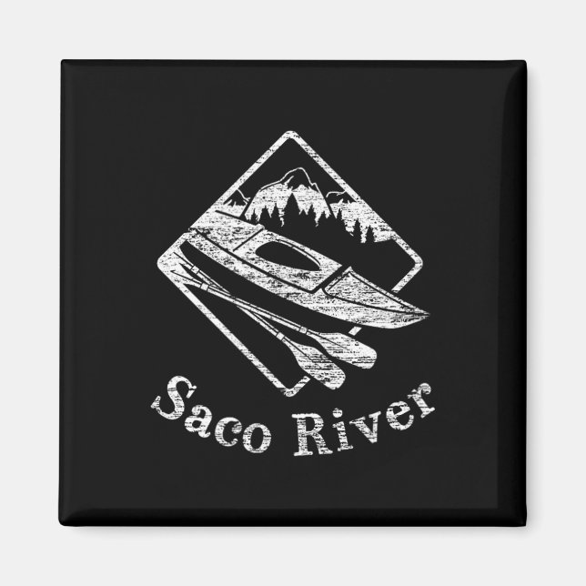 Aimant Saco River Kayak Kayak Bateau Rapids Canot Pad (Devant)