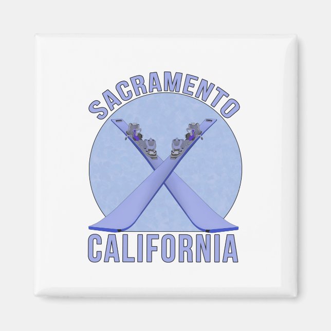 Aimant Sacramento, Californie (Devant)