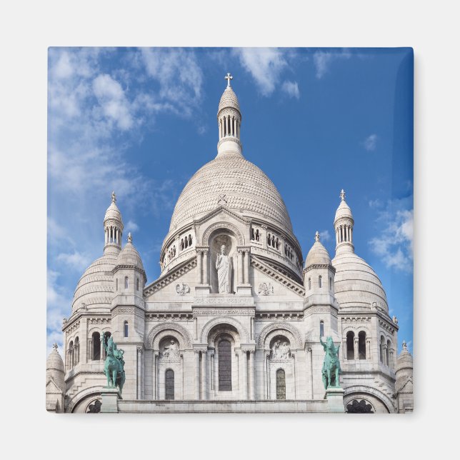 Aimant Sacré Coeur sur Montmartre - Paris, France (Devant)