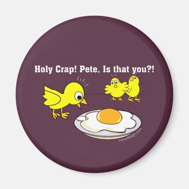 Aimant Sacrée merde ! Pete, c'est toi ? Pourpre (Devant)