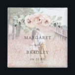 Aimant Sage Greenery Rose Floral Dusty Rose Photo Mariage<br><div class="desc">Élégant Mariage floral avec roses aquarellés dans le rose rose poussiéreux et vert dans les tons vert sauge avec vos noms et dater sur votre photo préférée. Ces jolis Magnets Mariages à thème botanique peuvent être utilisés pour les faveurs de mariage ou comme une Save the Date.</div>