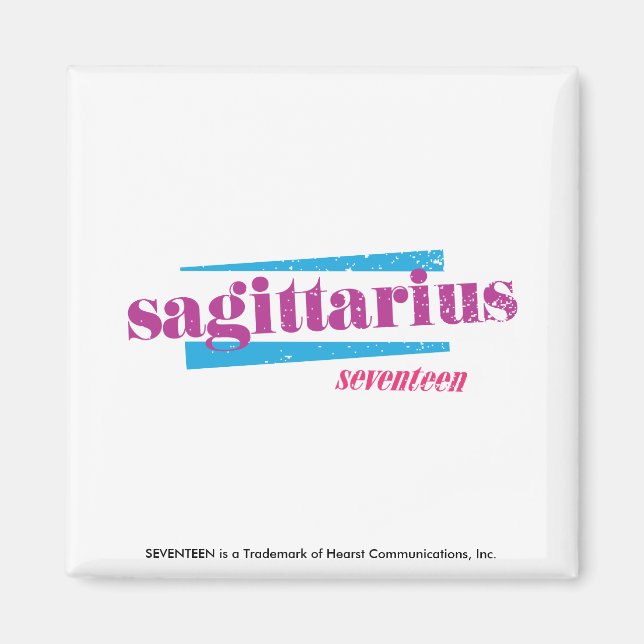 Aimant Sagittaire pourpre (Devant)