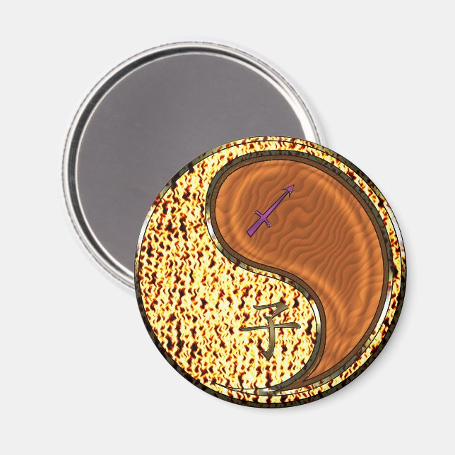 Aimant Sagittaire & Rat de Bois (Recto/Verso)