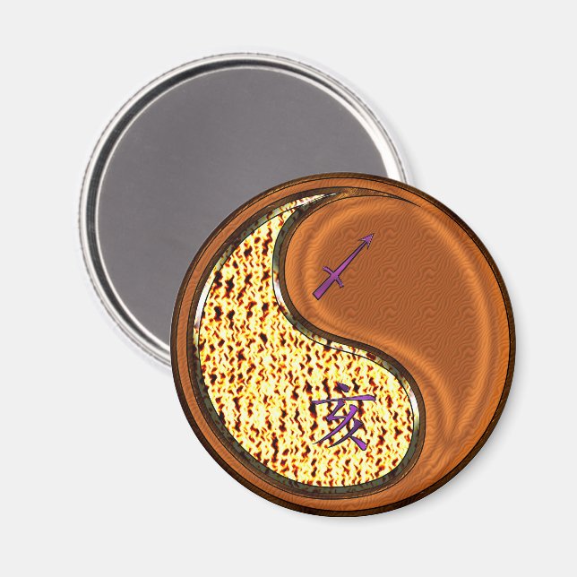 Aimant Sagittarius & Wood Boar (Recto/Verso)