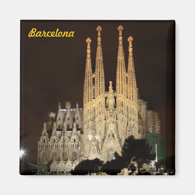 Aimant Sagrada Familia, Barcelone (Devant)