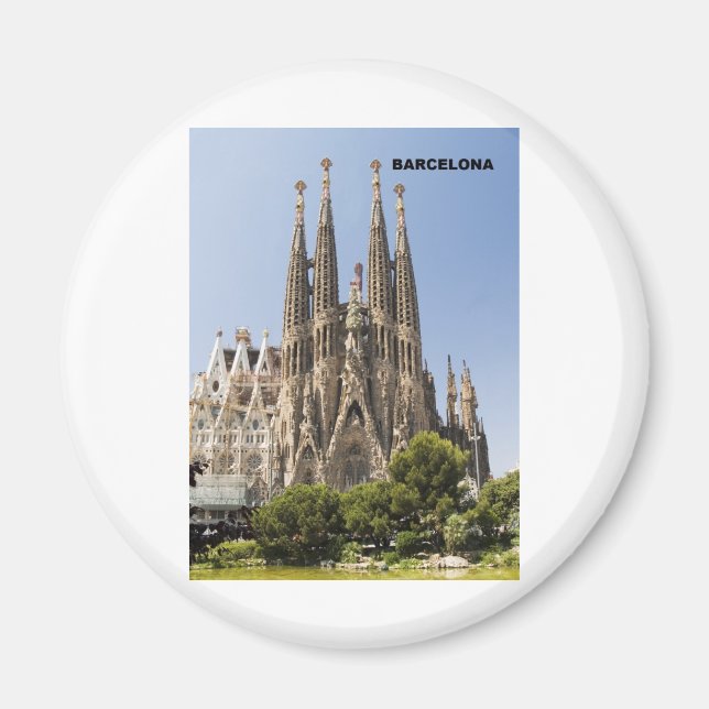 Aimant Sagrada Familia Barcelone Espagne (Devant)