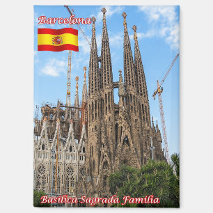 Aimant Sagrada Familia Barcelone Espagne Voyage,