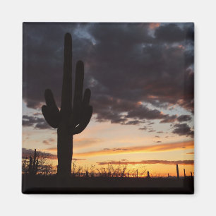 Aimant Saguaro Sunset III Arizona Desert Paysage