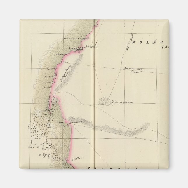 Aimant Sahara occidental, Afrique 12 (Devant)