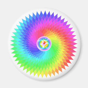 Aimant Sahasrara la couronne Chakra signifie la roue ou