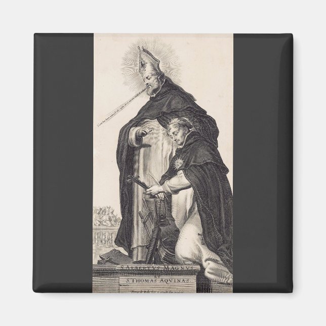 Aimant Saint Albert le Grand et saint Thomas d'Aquin (Devant)