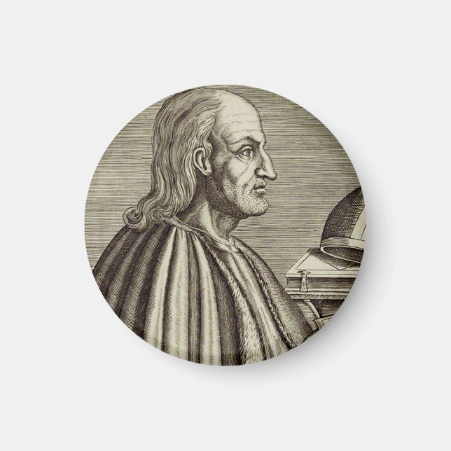 Aimant Saint Anselme de Canterbury Docteur de l'Église (Devant)