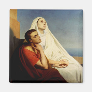 Aimant Saint Augustin et Sainte Monique