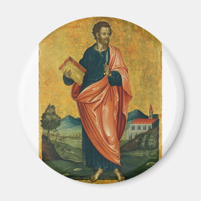 Aimant Saint Barthélemy l'Apôtre Beaux-Arts (Devant)