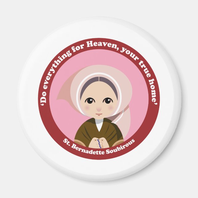 Aimant Saint Bernadette Soubirous (Devant)