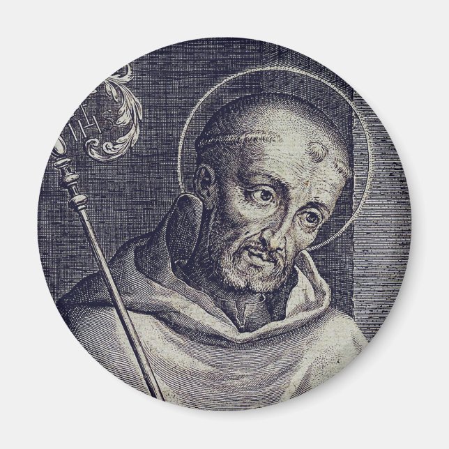 Aimant Saint Bernard de Clairvaux Docteur melliflu (Devant)