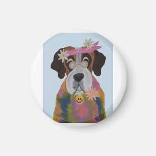 Aimant Saint Bernard Hippie