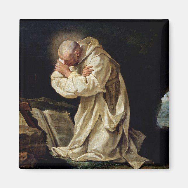 Aimant Saint-Bruno prier dans le désert, 1763 (Devant)