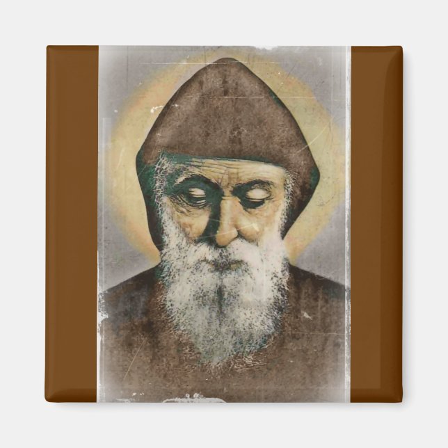 Aimant Saint Charbel Portrait (Devant)