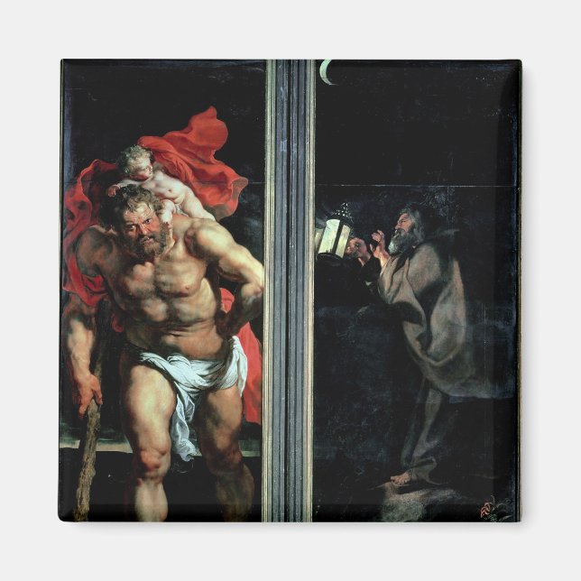 Aimant Saint Christopher et l'ermite (Devant)