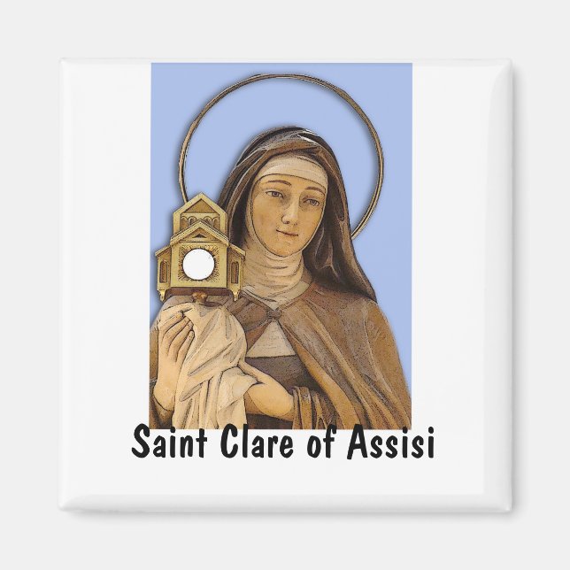 Aimant Saint Clare d'Assise (Devant)