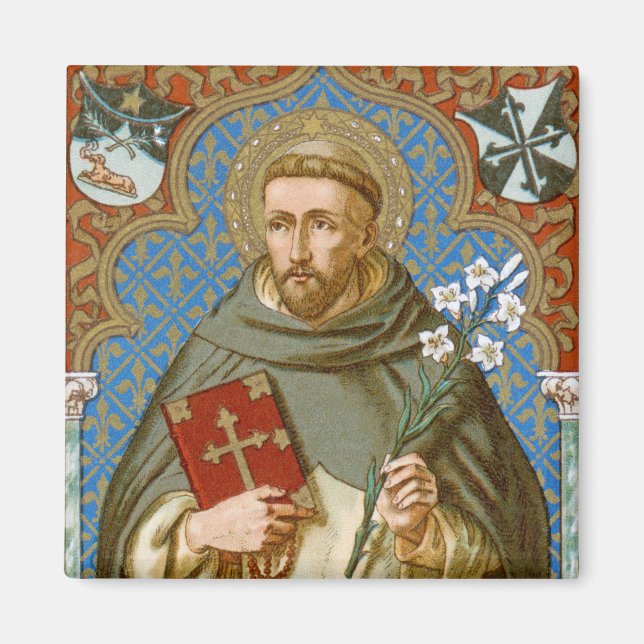 Aimant Saint Dominique de Guzman (BK 011) (Devant)