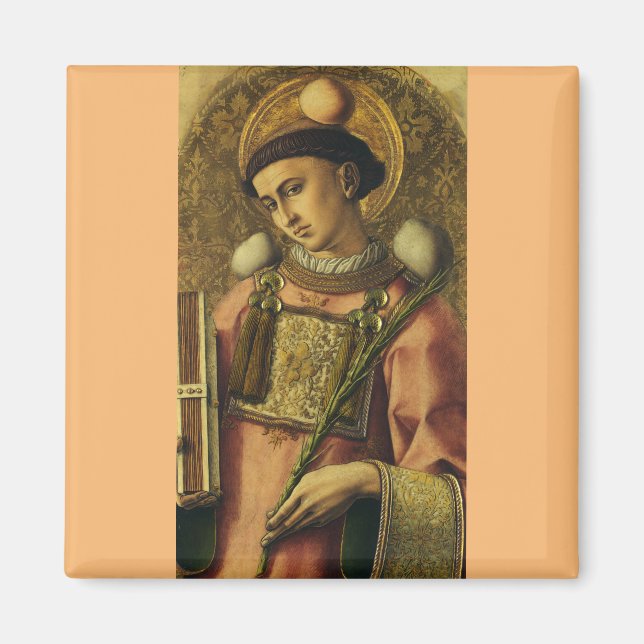 Aimant Saint Étienne le Protomartyr Iconographie d'art fi (Devant)