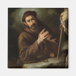 Aimant Saint Francis in Prayer (Christian Faith)
