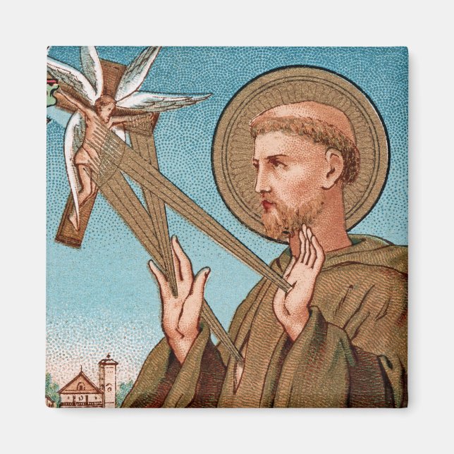 Aimant Saint François d'Assise, Pater Seraphicus (SAU 040 (Devant)