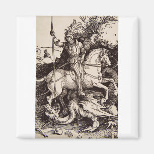 Aimant Saint George et le Dragon par Durer