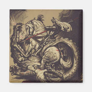 Aimant Saint Georges et le Dragon Grand Martyr