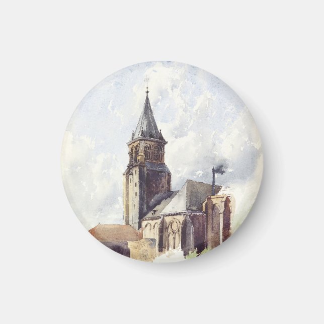 Aimant Saint Germain des Prés Eglise Paris (Devant)